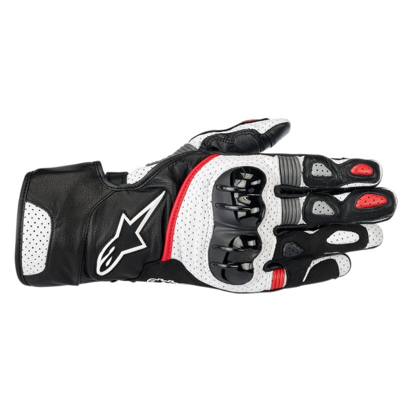 Alpinestars® - SP-2 V2 Gloves (Large, Black/White/Red)