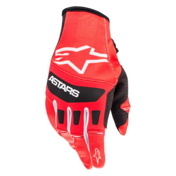 Alpinestars® - Techstar V2 Men's Gloves (X-Large, Bright Red/Black)