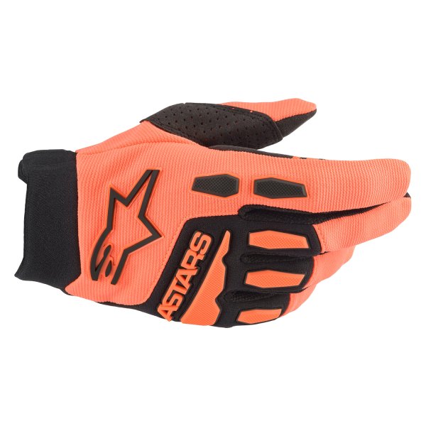Alpinestars® - Full Bore Gloves (Small, Orange/Black)