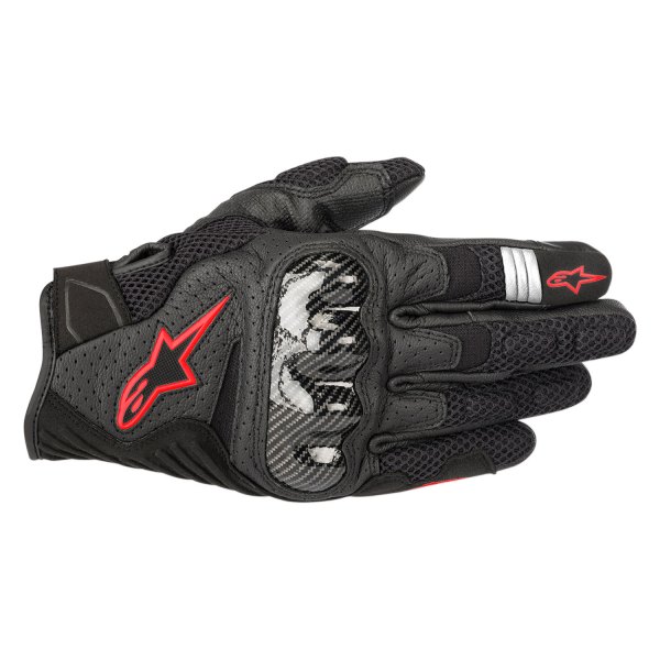Alpinestars® - SMX-1 Air V2 Gloves (Medium, Black/Red Fluo)