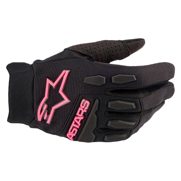 Alpinestars® - Stella Full Bore Gloves (X-Large, Black/Pink Fluo)