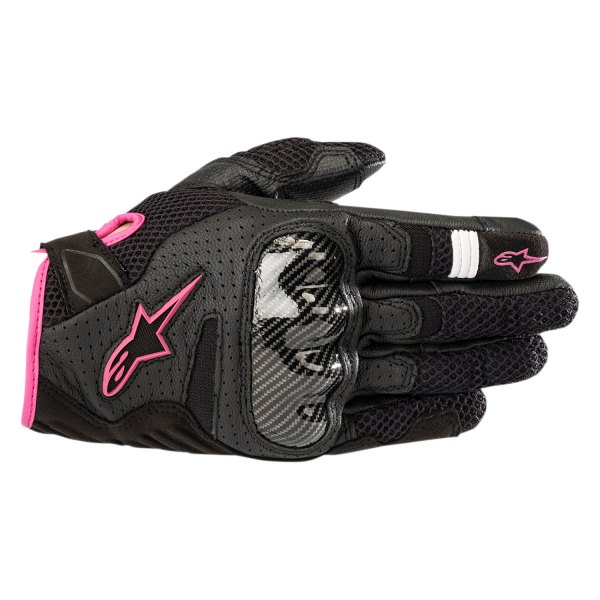 Alpinestars® - ST SMX-1 Air V2 Gloves (Small, Black/Fuchsia)