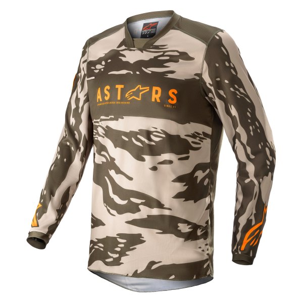 Alpinestars® - Racer Tactical Youth Jersey (Small, Military/Sand Camo/Tange)