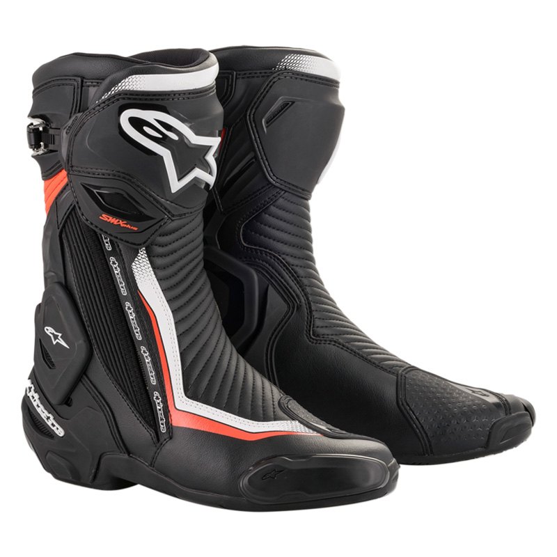 Alpinestars® 4102-0001-45 - SMX Plus V2 Boots (45, Black/Red