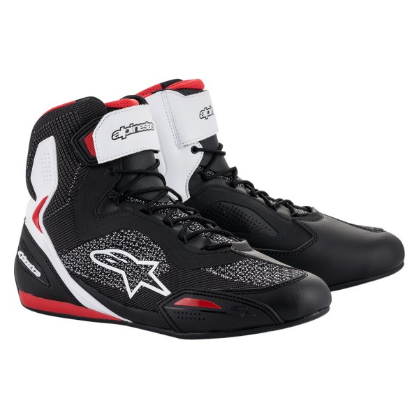 Alpinestars® - FASTER 3 Knit Shoes (US 6, Black/White/Red)
