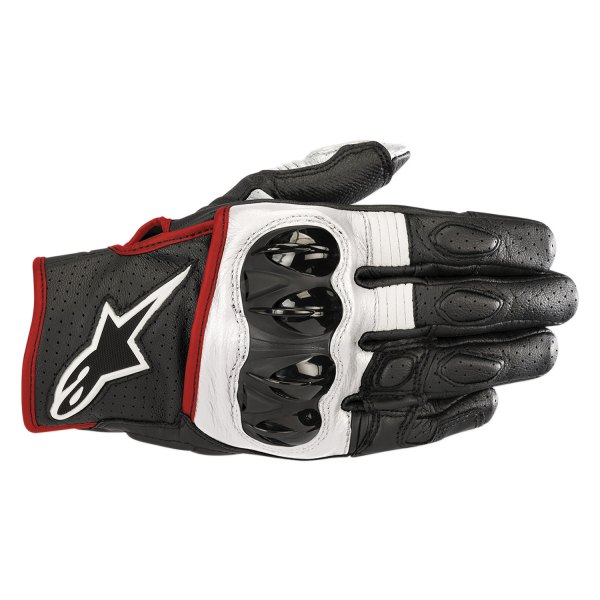 Alpinestars® - Celer V2 Gloves (Small, Black/White/Red Fluo)