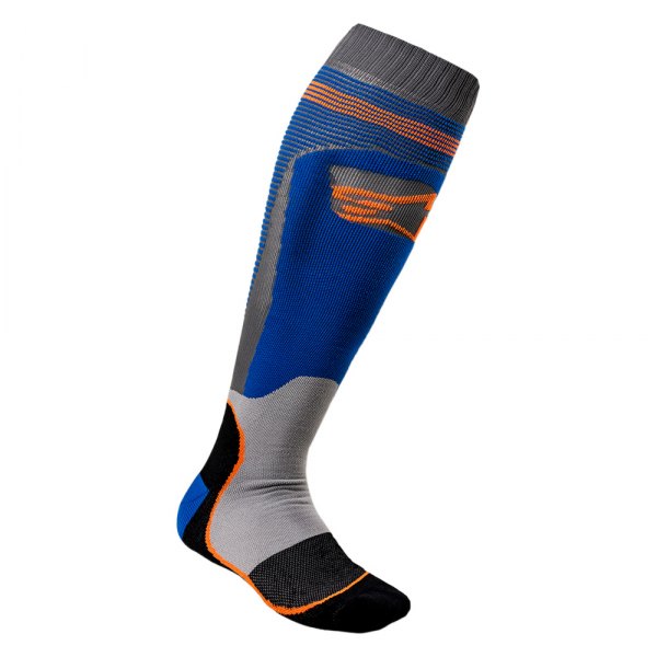 Alpinestars® - MX Plus-1 Socks (Small, Blue/Orange)