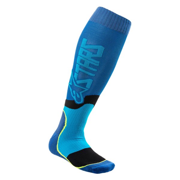 Alpinestars® - MX Plus-2 Socks (Large, Blue/Cyan)