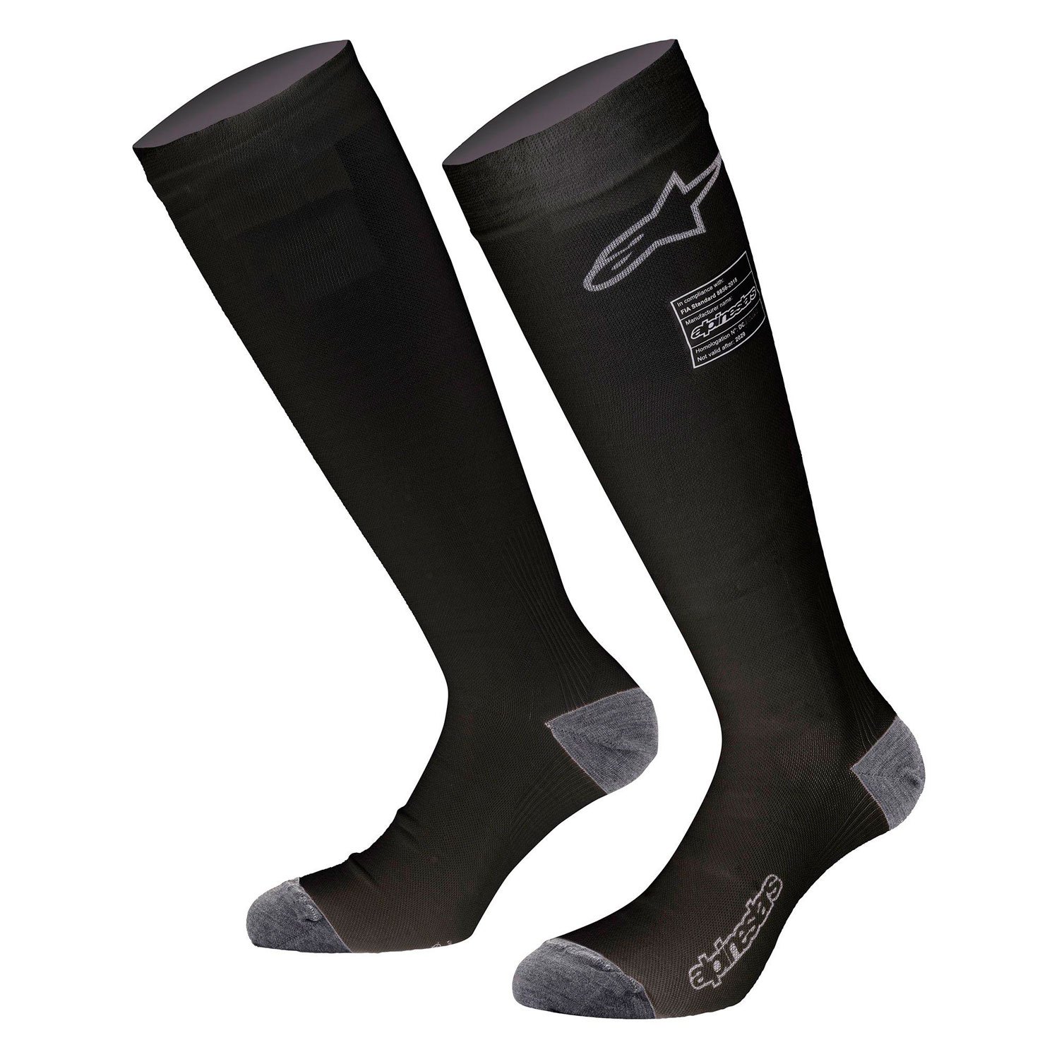 Alpinestars® 4704321-10-S - ZX V3 Socks (Small, Black)