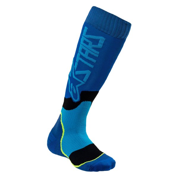 Alpinestars® - MX Plus-2 Socks (Medium/Large, Blue/Cyan)