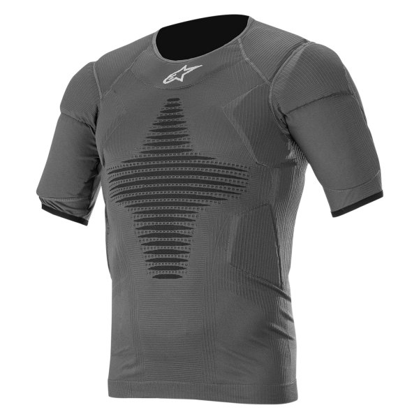 Alpinestars® - A-0 Men's Roost Base Layer Long Sleeve Top (Large/X-Large, Anthracite/Black)