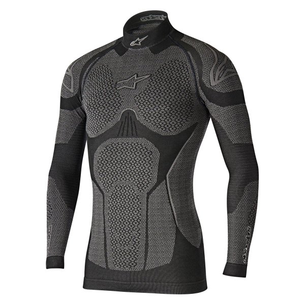 Alpinestars® - Ride Tech Long Sleeve Shirt (Medium/Large, Black/Gray)