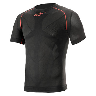 Alpinestars® 4752721-13-XS/S - Ride Tech V2 Summer Short Sleeve Top (X-Small/Small, Black/Red)