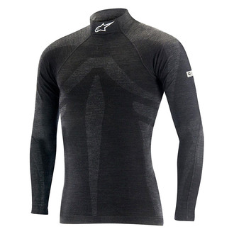 Alpinestars® - ZX Evo V2 Base Layer Top (X-Large/2X-Large, Black/Gray)