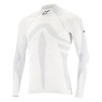 Alpinestars® - ZX Evo V2 Base Layer Top (X-Large/2X-Large, White/Gray)
