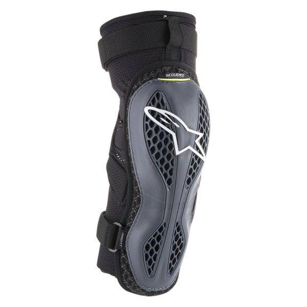 Alpinestars® - Sequence Knee Protectors (2X-Large, Anthracite/Yellow)