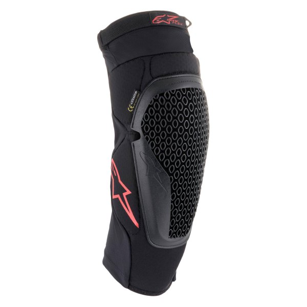 Alpinestars® - Bionic Flex Knee Protector (Large/X-Large, Black/Red)