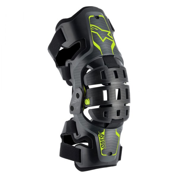 Alpinestars® - Bionic 5S Youth Knee Brace (Black Anthracite/Fluo Yellow)