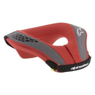 Alpinestars® 6741018-13-S/M - Sequence Neck Support (Small/Medium, Black/Red)