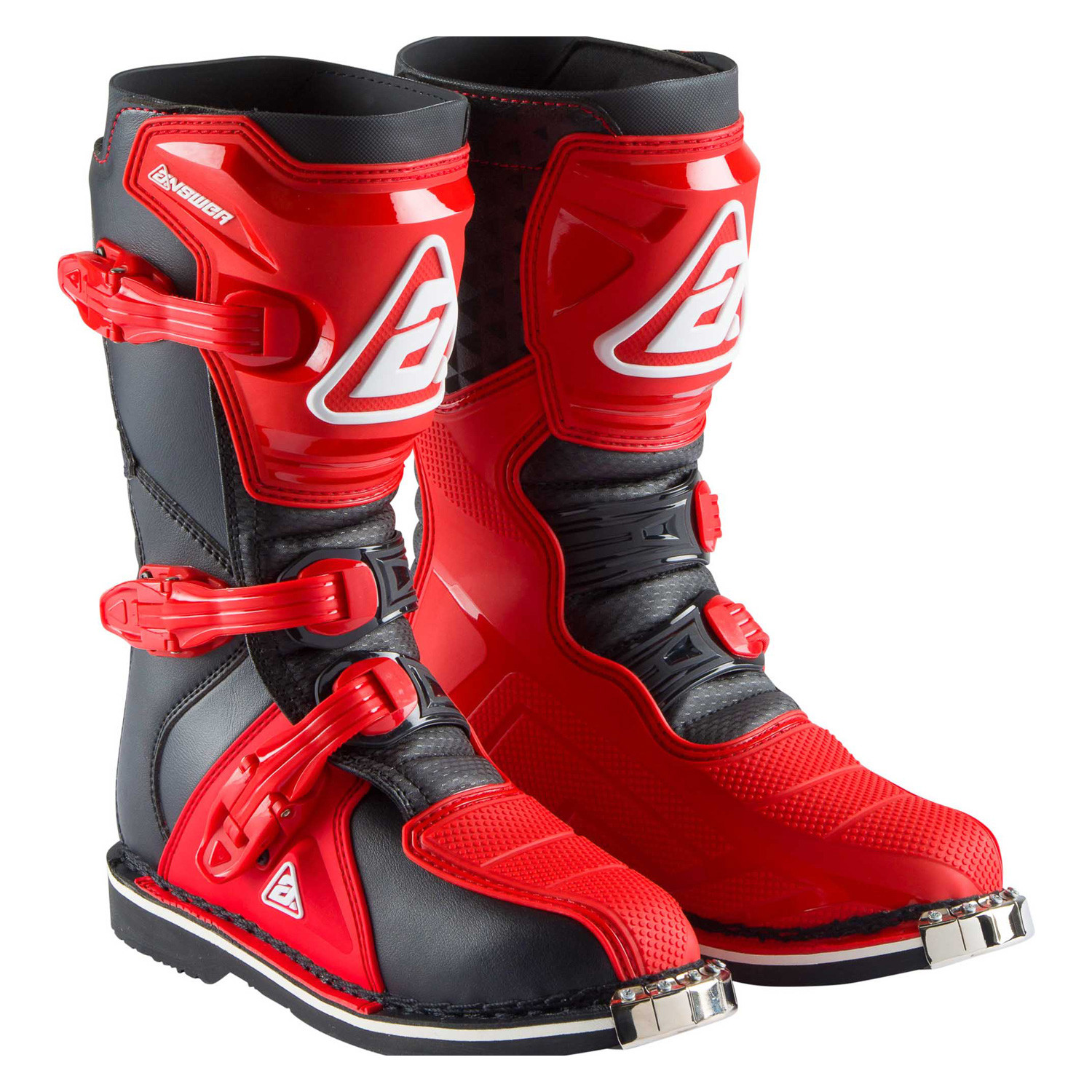 Answer Racing® 0408-0884-0901 - AR1 Buckle Kit for AR-1 Boots (Red