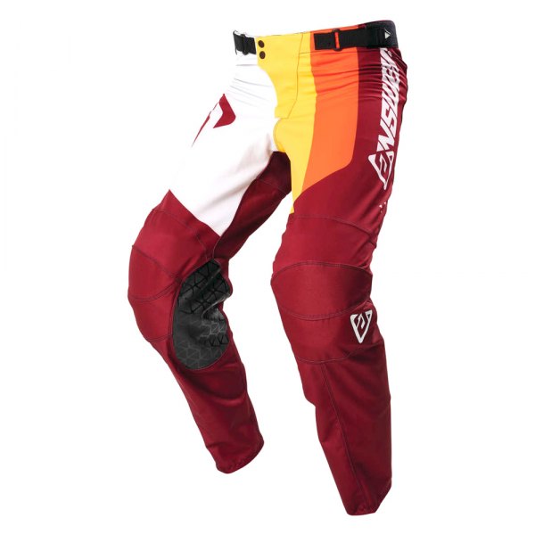 Answer Racing® - A21 Elite Pace Men's Pants (32, Ghost/Berry/Orange)