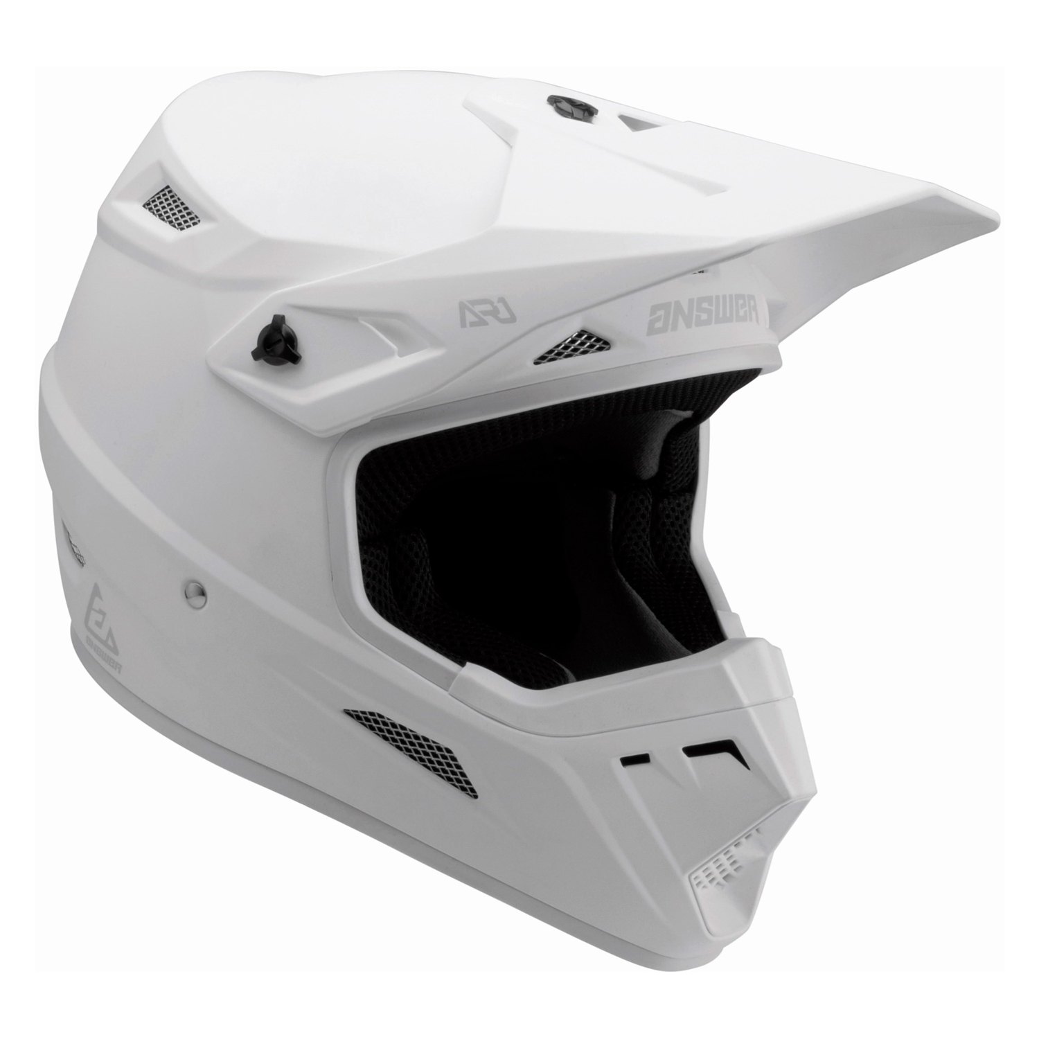 Jihad [ARN] 白R Answer Racing® 446364 - AR1 Solid Youth Small White Off-Road