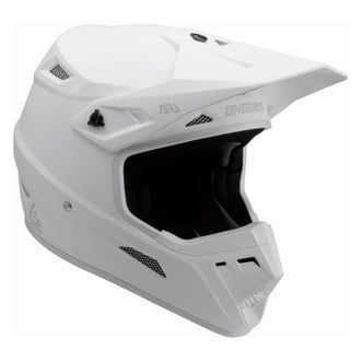 Answer Racing® - AR1 Solid Youth Large White Off-Road Helmet