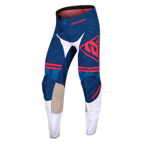 Answer Racing® - A23 Arkon Trials Men's Pants (28, Blue/White/Red)