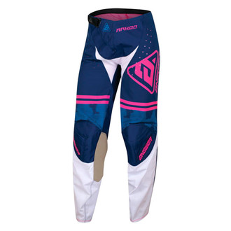 Answer Racing® - A23 Arkon Trials Women's Pants (6, Blue/White/Magenta)