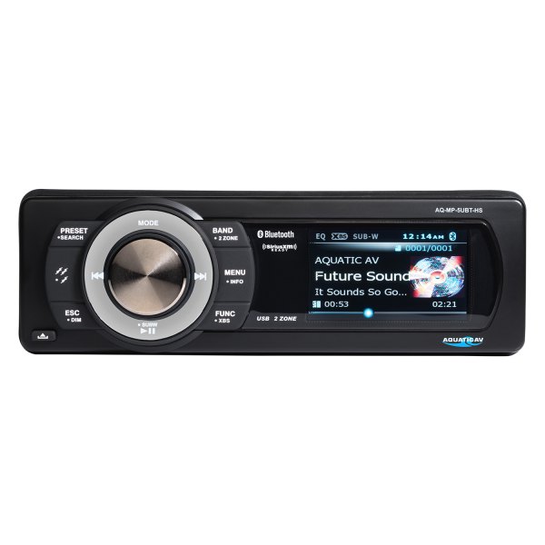 Aquatic AV® - Bluetooth/USB/Mp3/AM/FM Stereo System With SiriusXM Ready