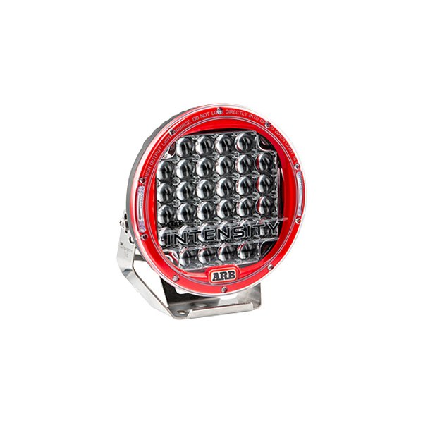 ARB® - Intensity V2 MIL810-STDG 9.5" 165W Round Black/Red Housing Flood Beam LED Light
