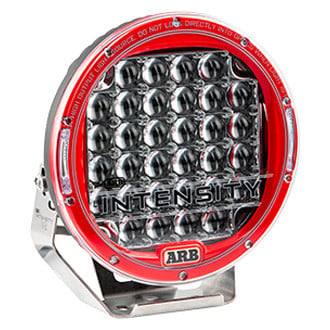 ARB® - Intensity V2 MIL810-STDG 9.5" 165W Round Black/Red Housing Flood Beam LED Light