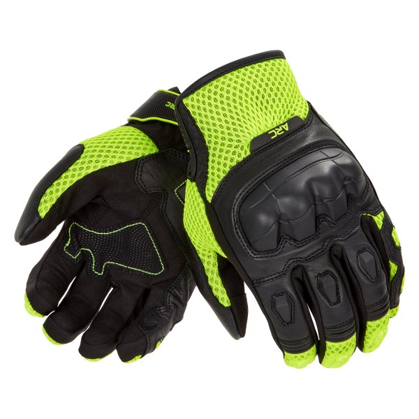 ARC Moto Gear® - Hornet Men's Mesh Gloves (Large, Yellow/Black)