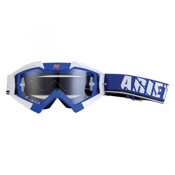 Ariete® - Riding Crows Goggles (Blue/White)