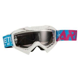 Ariete® - Adrenaline Senior Single Lens Goggles (White/Pink/Light Blue)