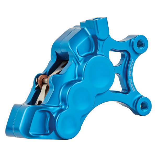 Arlen Ness® - Front Right Blue 6-Piston Tech Brake Caliper