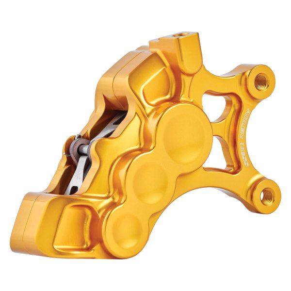 Arlen Ness® - Front Right Gold 6-Piston Tech Brake Caliper