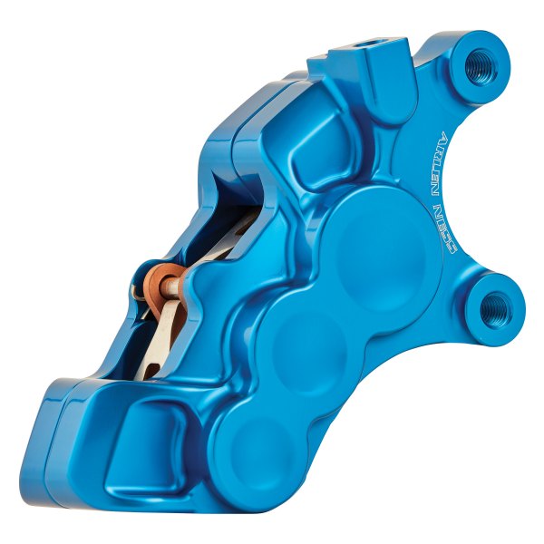 Arlen Ness® - Front Right Blue 6-Piston Tech Brake Caliper