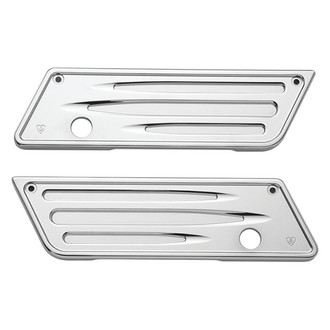 Arlen Ness® - Deep Cut Chrome Saddlebag Latch Covers