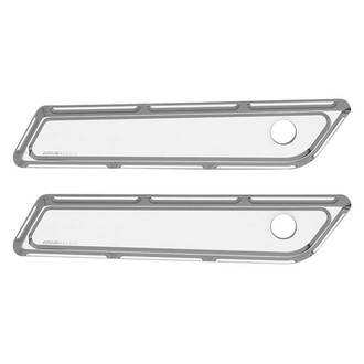 Arlen Ness® - Beveled Chrome Saddlebag Latch Covers
