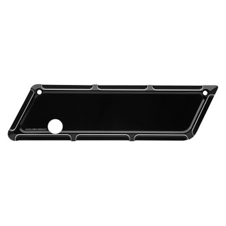 Arlen Ness® - Beveled Black Saddlebag Latch Covers