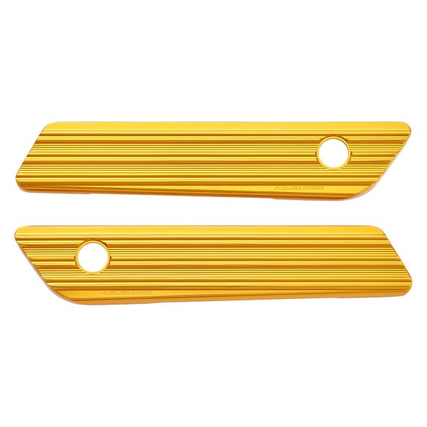 Arlen Ness® - 10-Gauge Gold Saddlebag Latch Cover