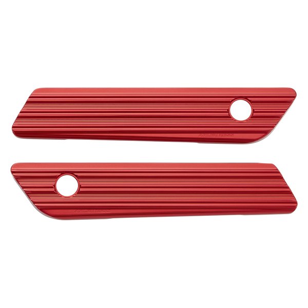 Arlen Ness® - 10-Gauge Red Saddlebag Latch Cover