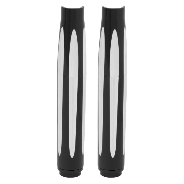 Arlen Ness® - Deep Cut Black Pushrod Covers