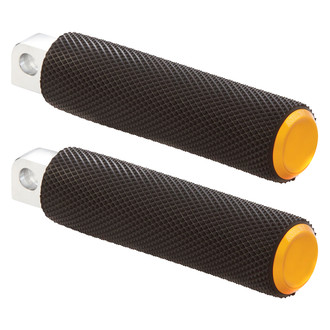 Arlen Ness® - Knurled Fusion Driver's Foot Pegs (Gold)