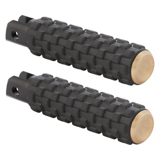 Arlen Ness® - Air Trax Fusion Passenger's Foot Pegs (Brass)