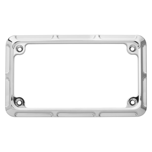 Arlen Ness® - Chrome Beveled Ness License Plate Frame