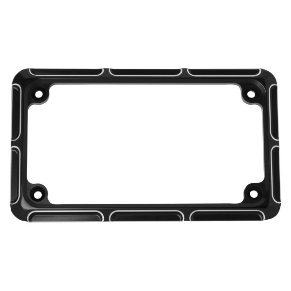 Arlen Ness® - Black Beveled Ness License Plate Frame