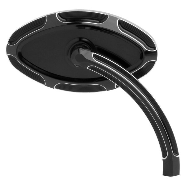 Arlen Ness® - Beveled Cat Eye Forged Right Side Black Mirror