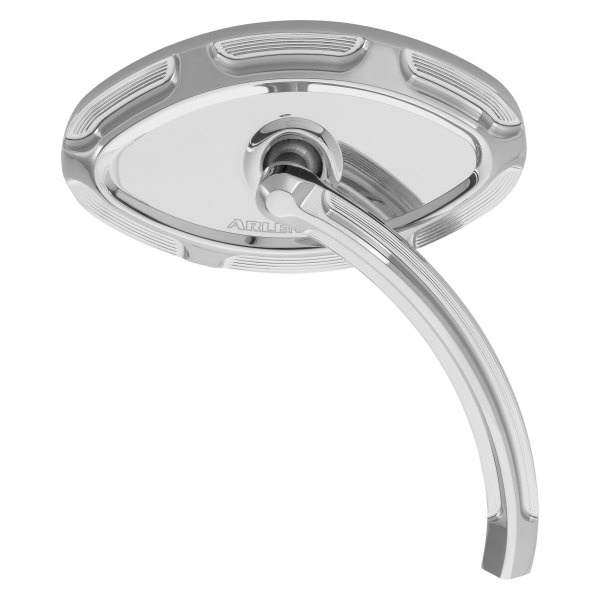 Arlen Ness® - Beveled Cat Eye Forged Right Side Chrome Mirror